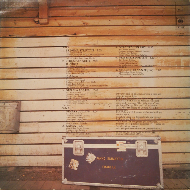 Matz Nilsson, diskografi, övrigt.