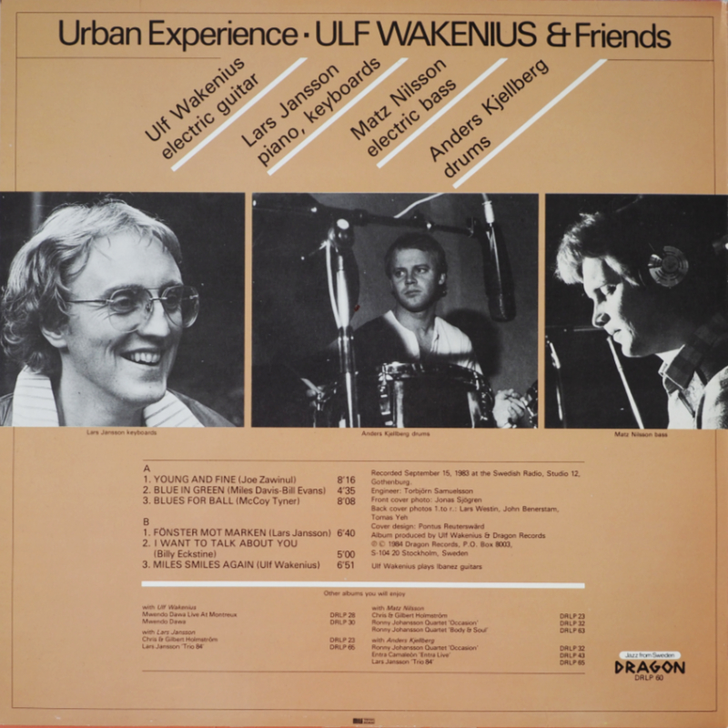 Matz Nilsson, diskografi, övrigt.